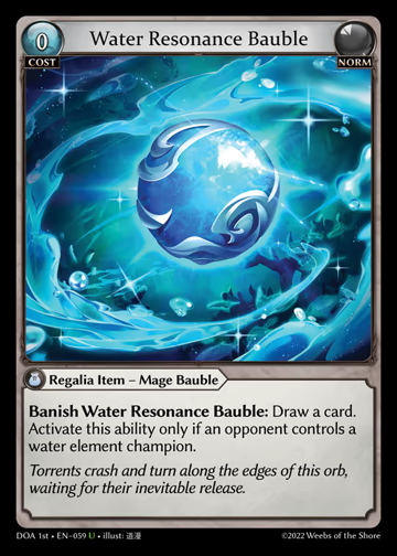 Water Resonance Bauble